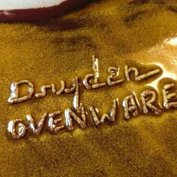 Vintage Dryden Pottery Apple Dish - Picture 7 of 8